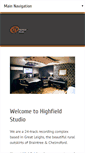 Mobile Screenshot of highfieldstudio.co.uk